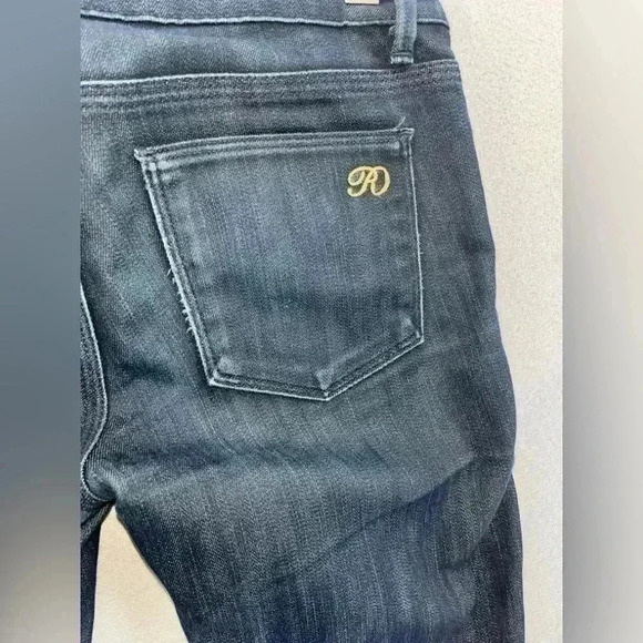 Raven denim Sadie flare raw wash jeans - Picture 6 of 11